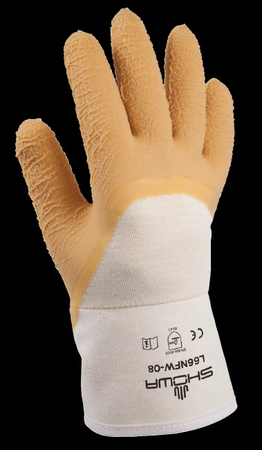 GLOVE RUBBER COATED KNIT;WRIST WRINKLE FIN LADIES - General Purpose